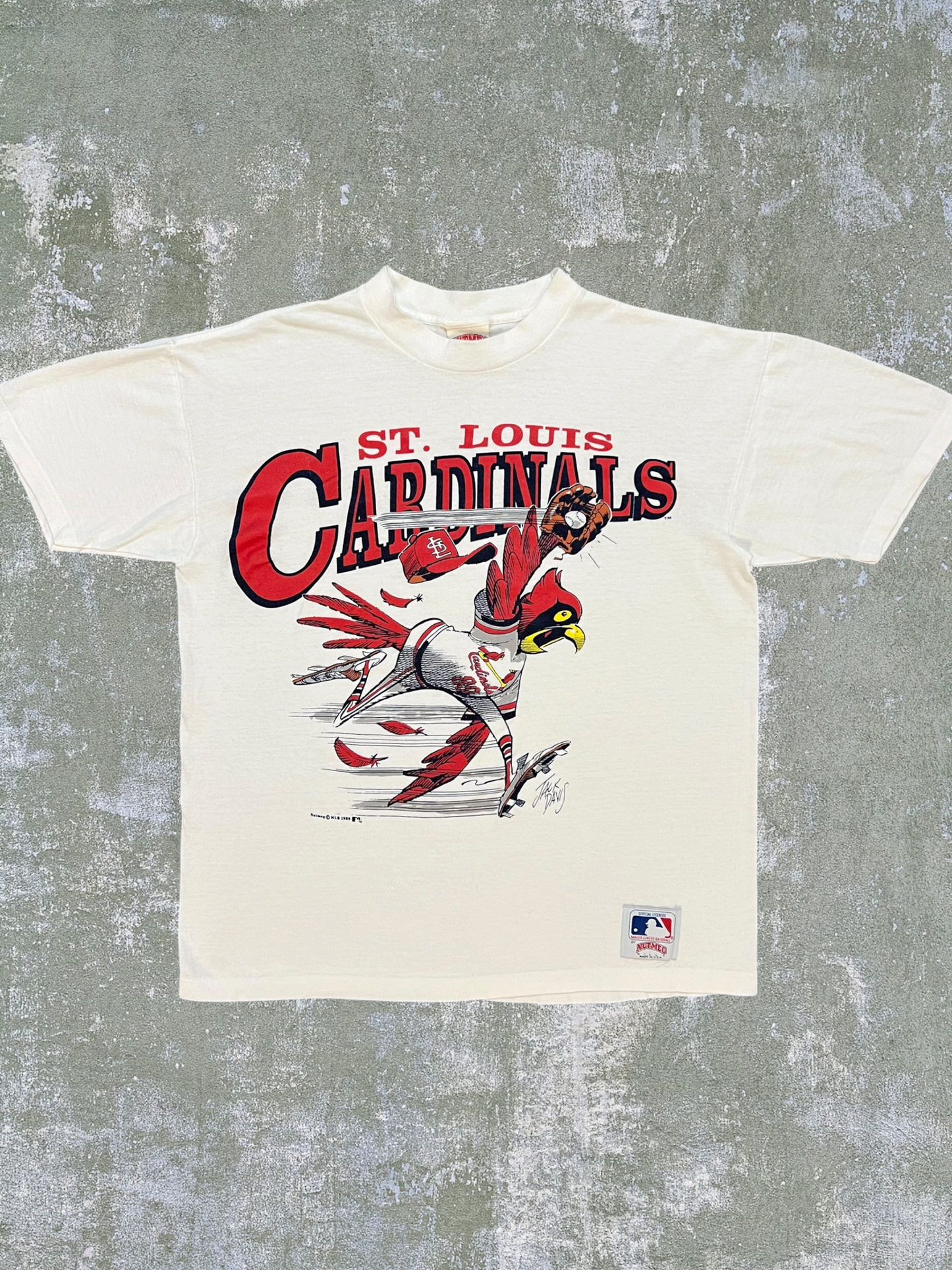 1989 Nutmeg St. Louis Cardinals Tee (L)