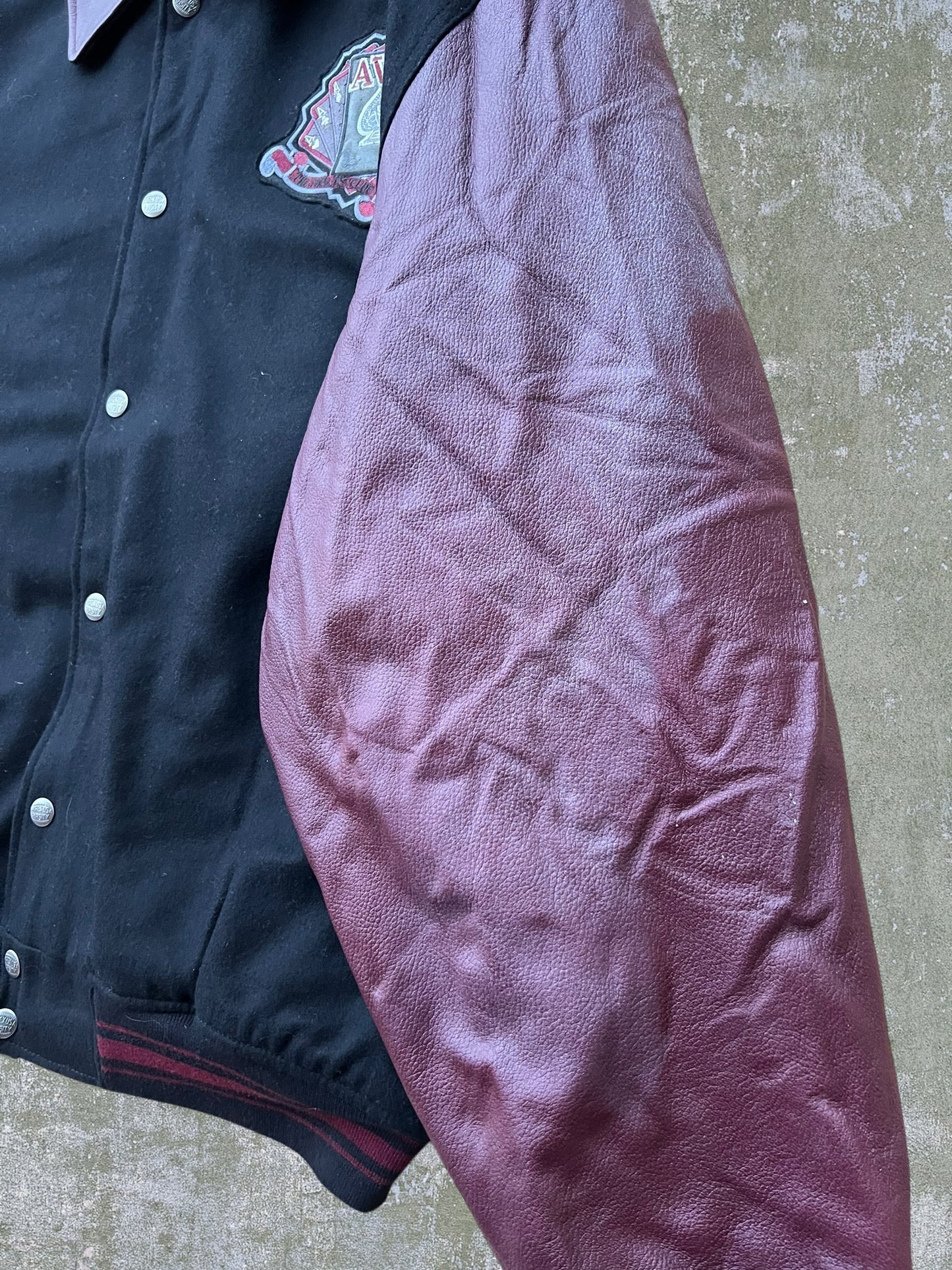 Early-2000s Avirex King Casino Leather Jacket (5XL) (New With Tags)