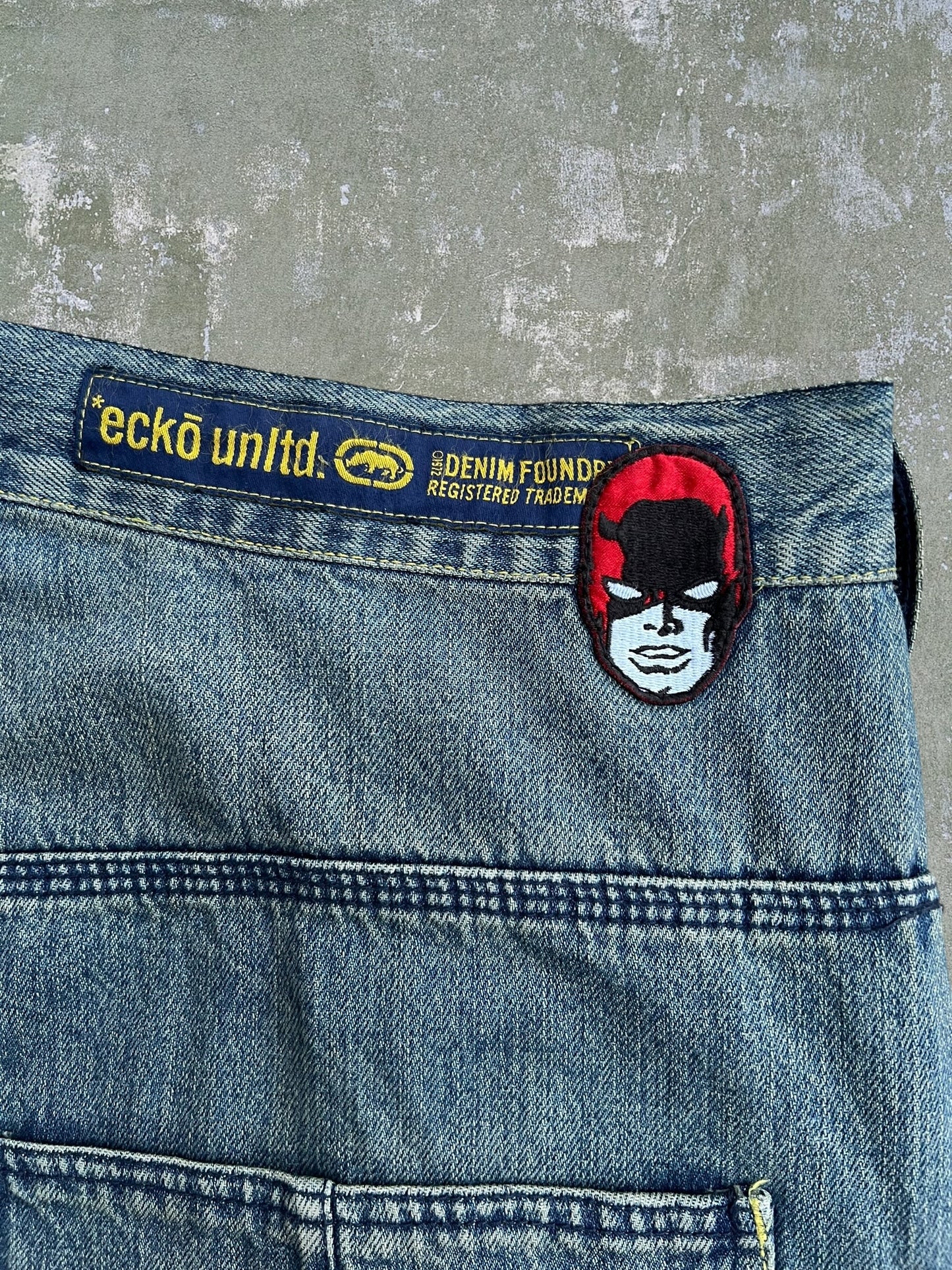 Early-2000s Ecko Marvel Daredevil Jeans (36) (New With Tags)