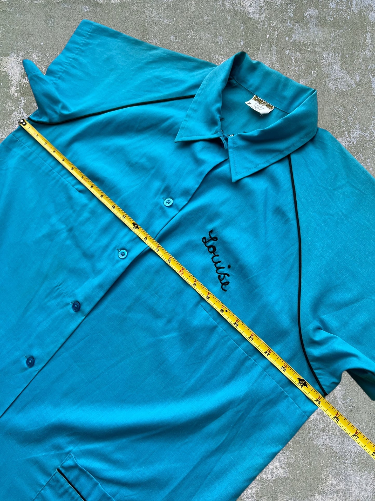 ‘60s Chain Stitch Bowling Shirt (XL)