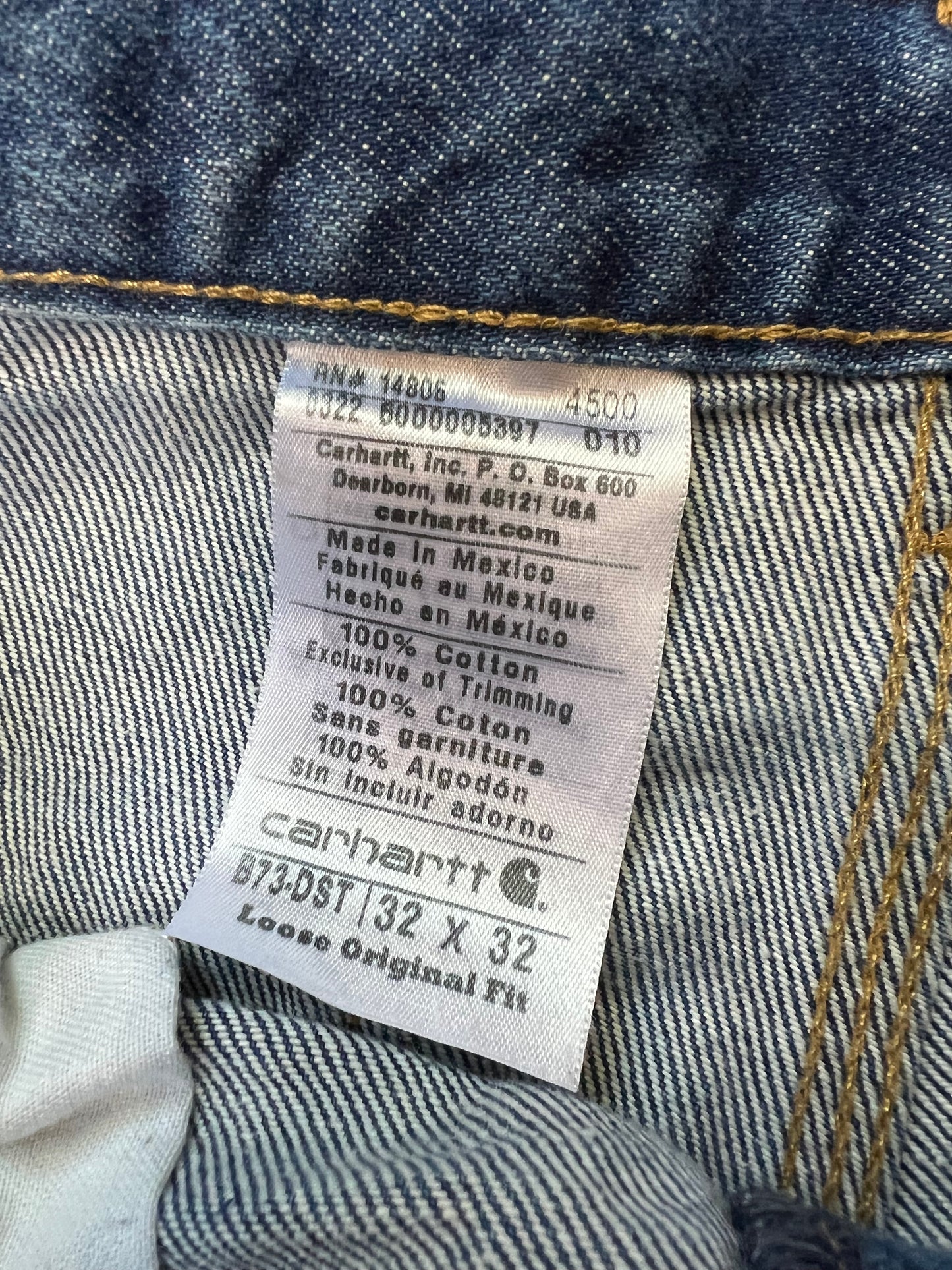 2000s/2010s Carhartt Double Knee Carpenter Jeans (32x32)