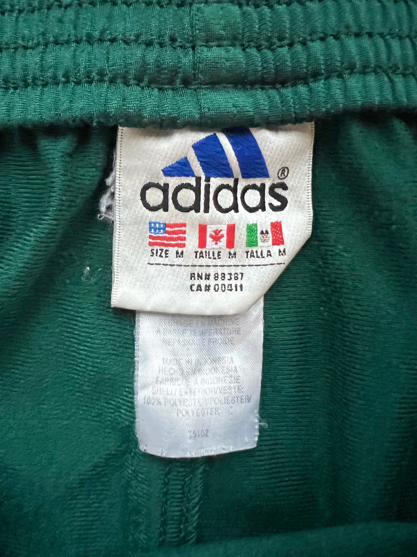 ‘90s Adidas Snap Button Warm Up Pants (M)