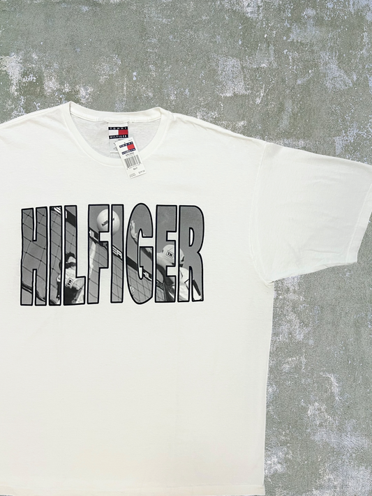 ‘90s Tommy Hilfiger Volleyball Tee (XXL) (New With Tags)