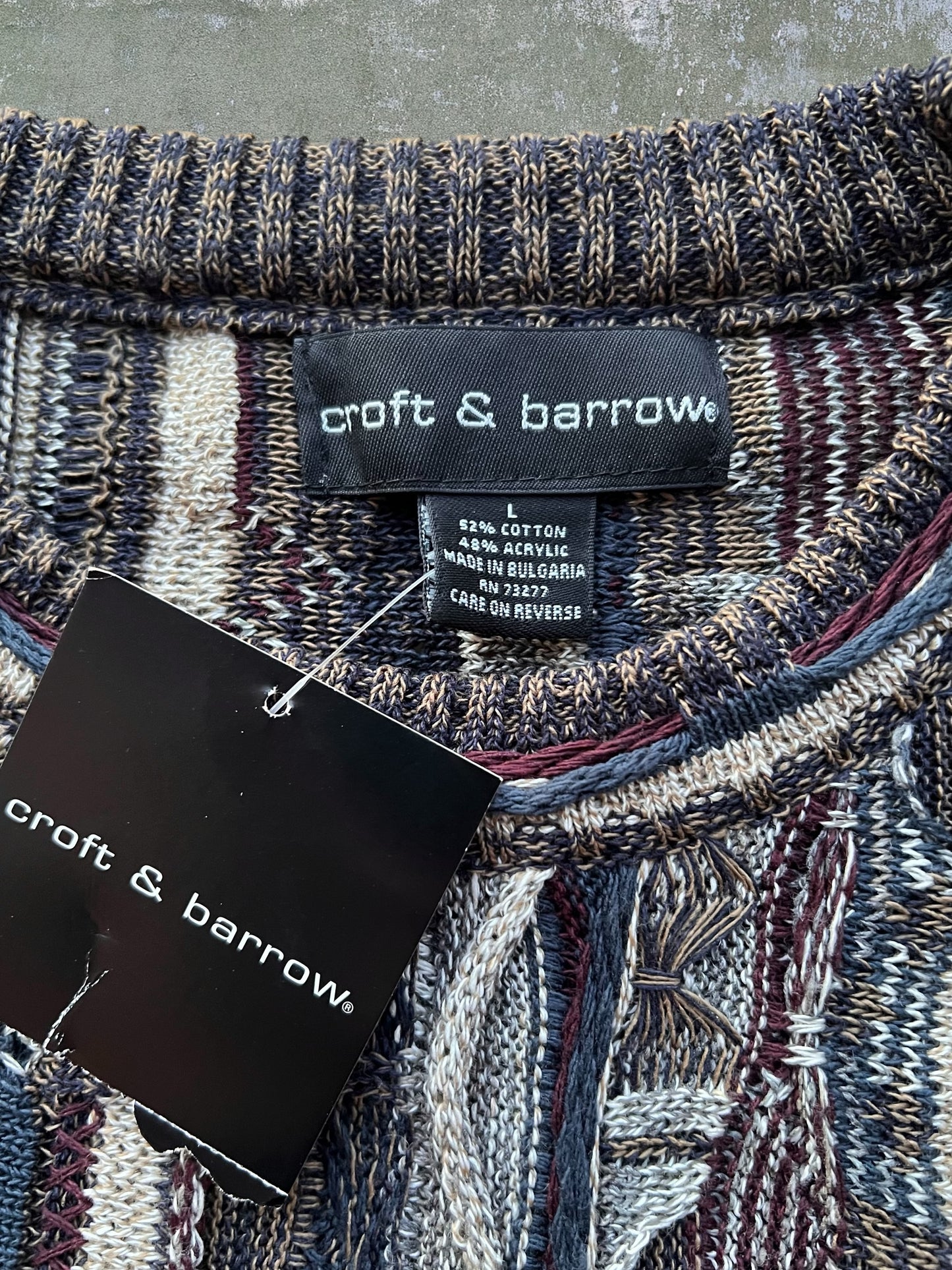 ‘90s/Early-2000s Tundra Style Sweater (L) (New With Tags)