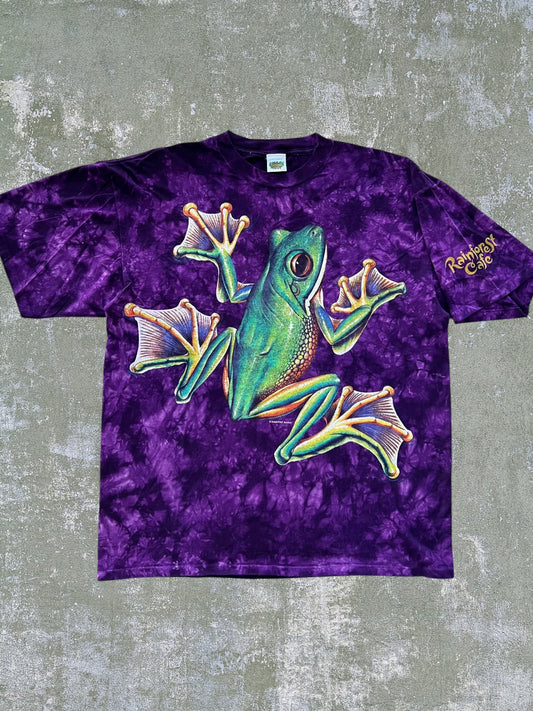 Early/Mid-90s Rainforest Cafe Frog Tee (XL)
