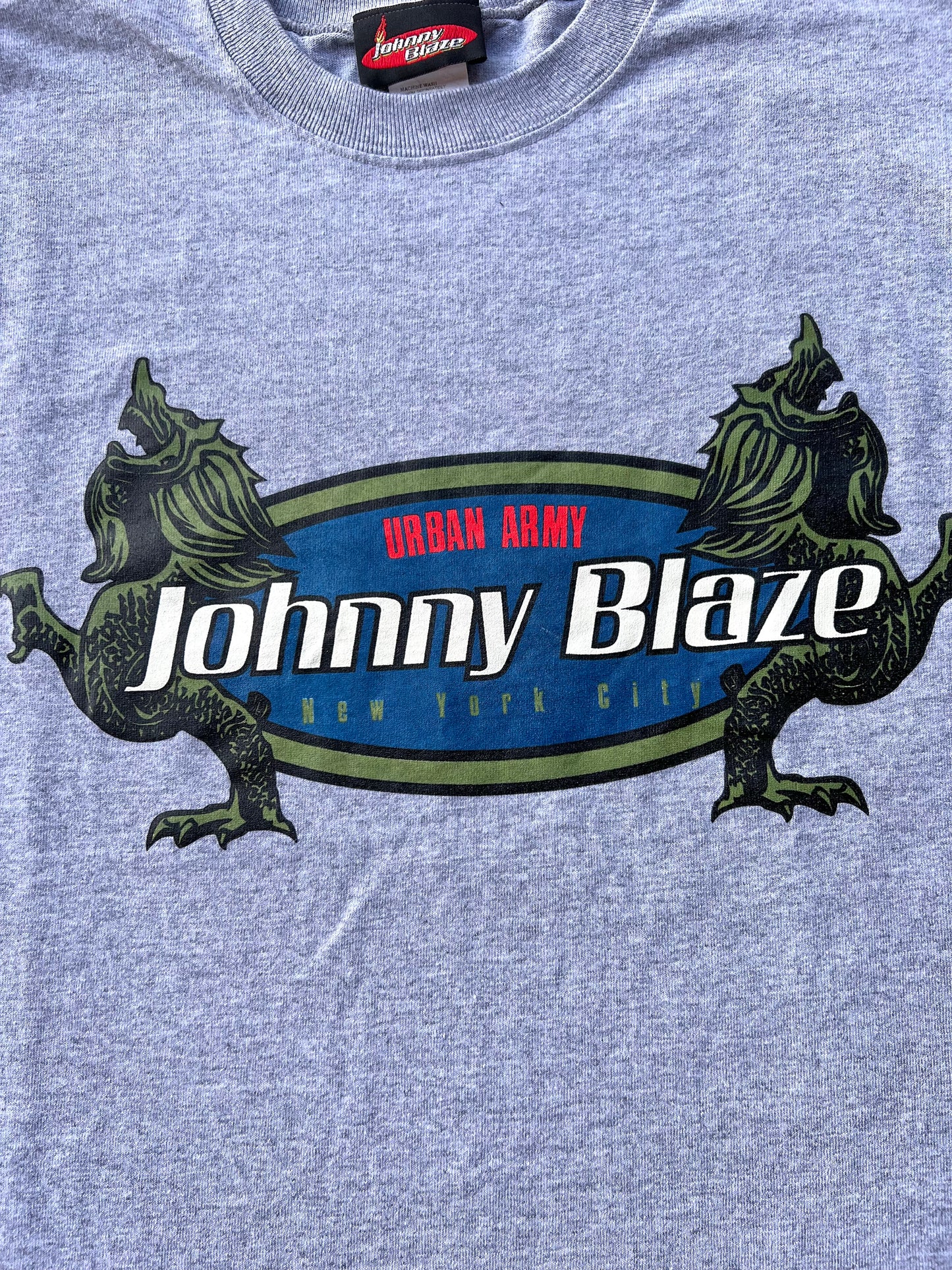 Late-90s/Early-2000s Johnny Blaze Long Sleeve Tee (L)
