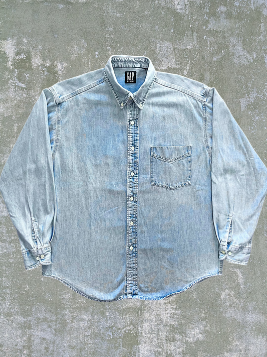 ‘90s Gap Denim Shirt (XL)