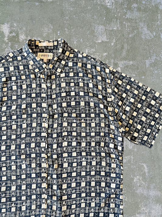 ‘90s Rayon Shirt (L)