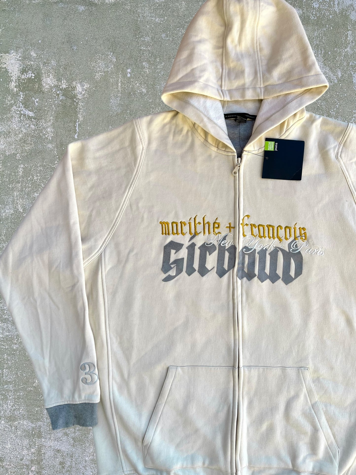 Early-2000s Marithe Francois Girbaud Zip Hoodie (XXL) (New With Tags)