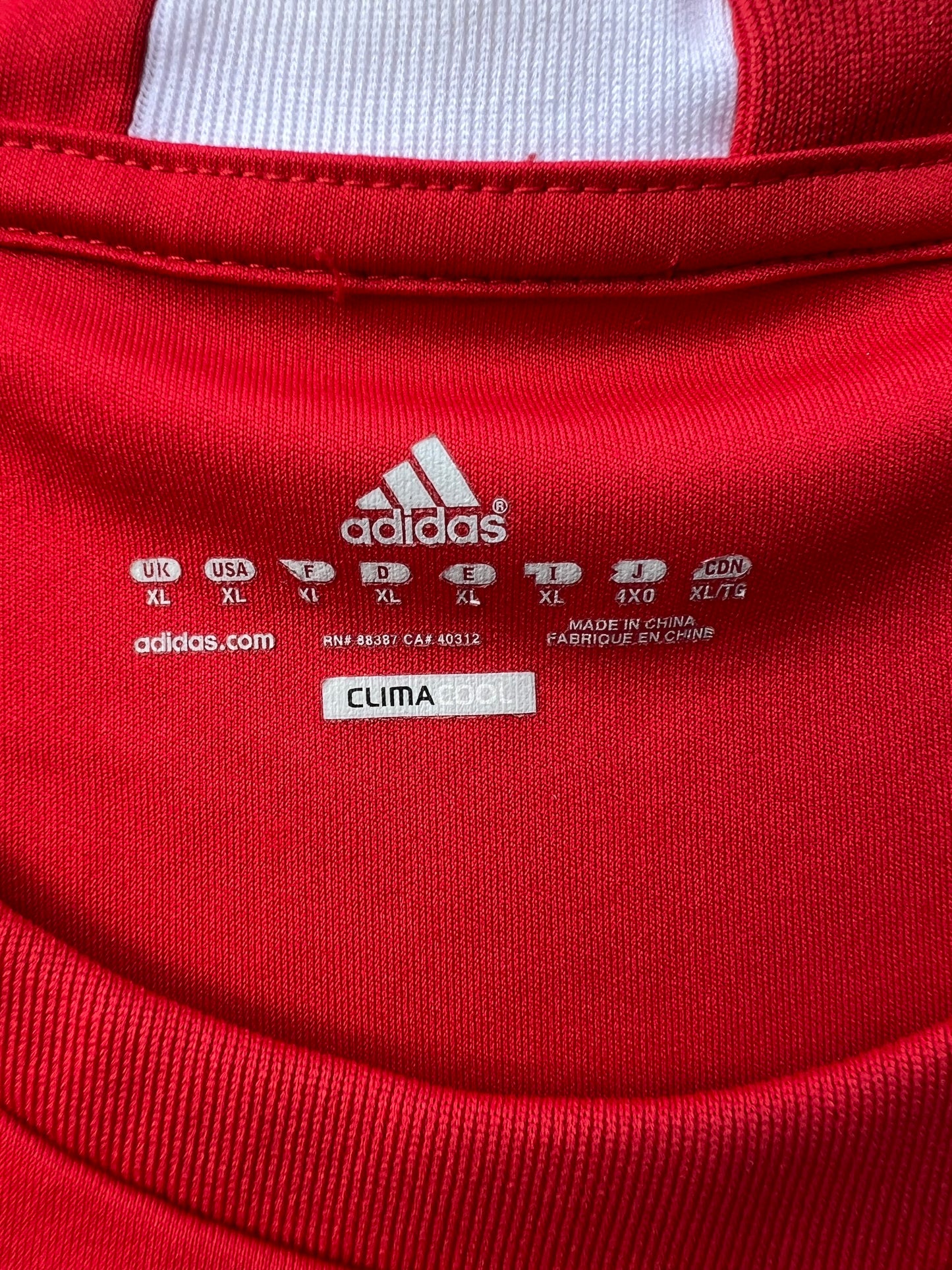 2010 Adidas DC United Jersey (XL)