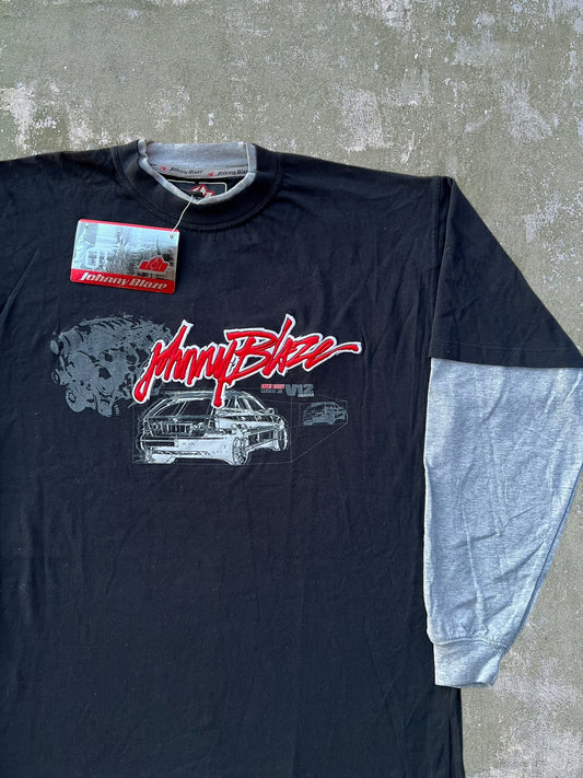 Early-2000s Johnny Blaze Long Sleeve Tee (L) (New With Tags)