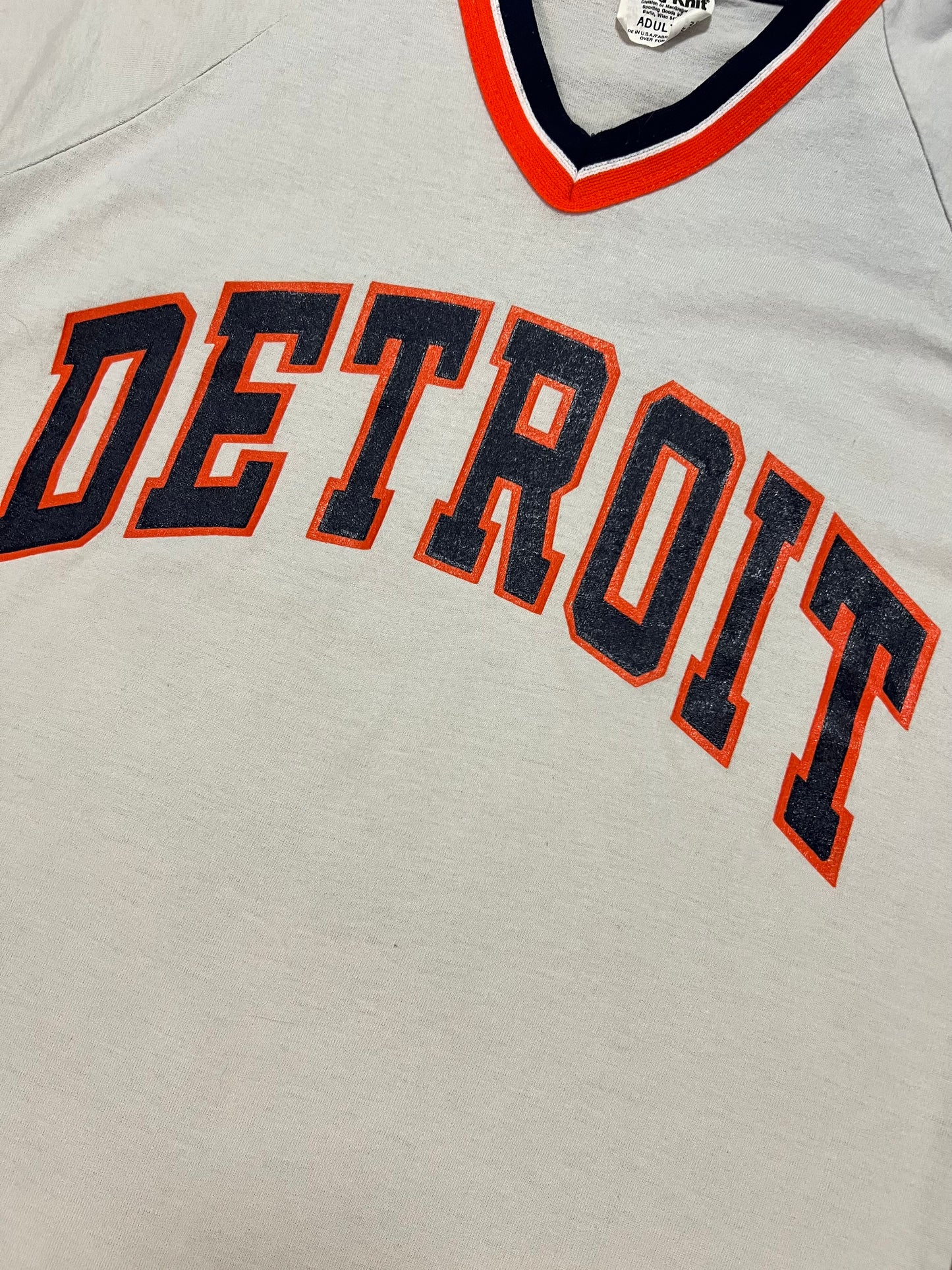 ‘80s Sand-Knit Detroit Tigers Tee (M)
