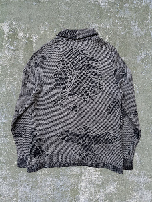 Early-2010s Denim And Supply Ralph Lauren Native American Cardigan (XL)