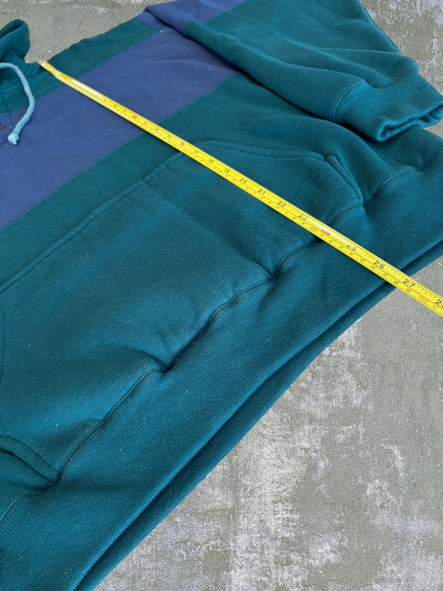 ‘90s Two Tone Thermal Lined Hoodie (L)