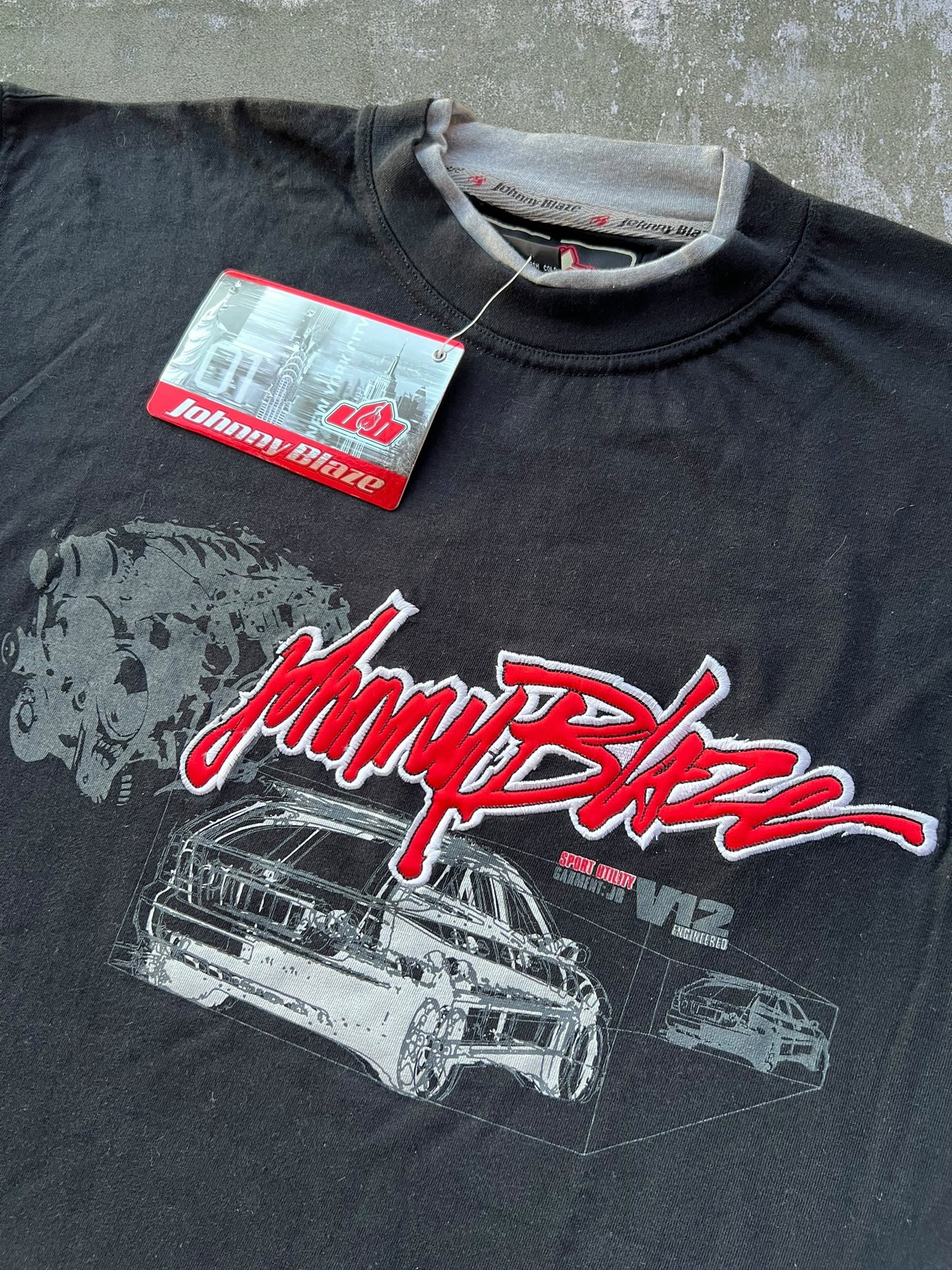 Early-2000s Johnny Blaze Long Sleeve Tee (L) (New With Tags)