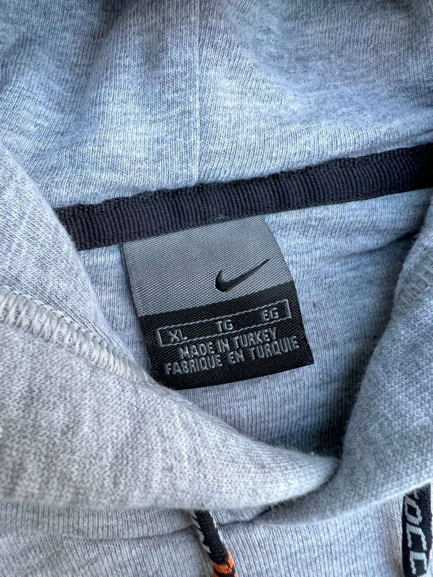 Early-2000s Nike Soccer Center Swoosh Hoodie (XL)