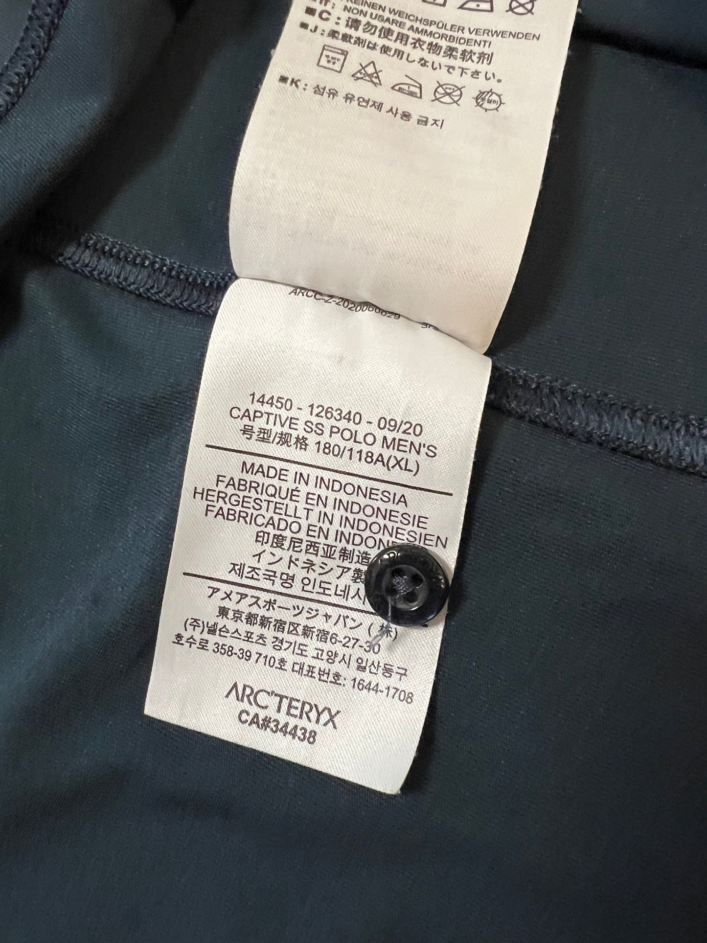 2020 Arc’teryx Captive Polo Shirt (XL)