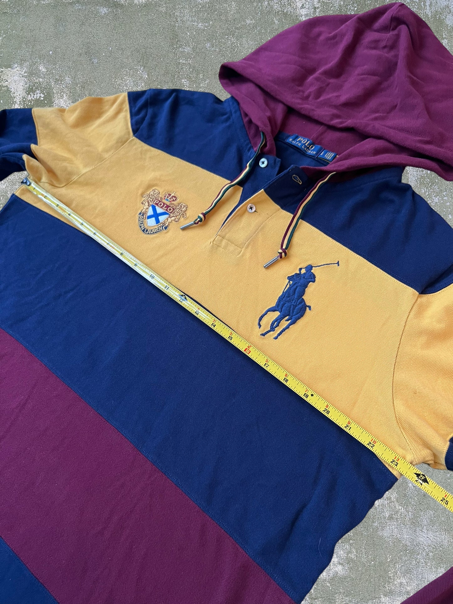 Polo Ralph Lauren Hooded Rugby Shirt (L)