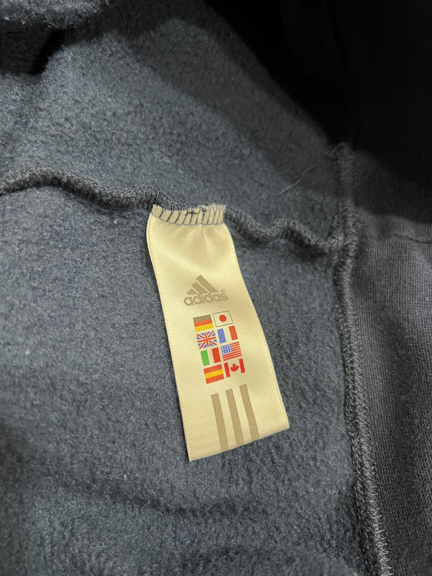 Early-2000s Adidas Hoodie (XXL)