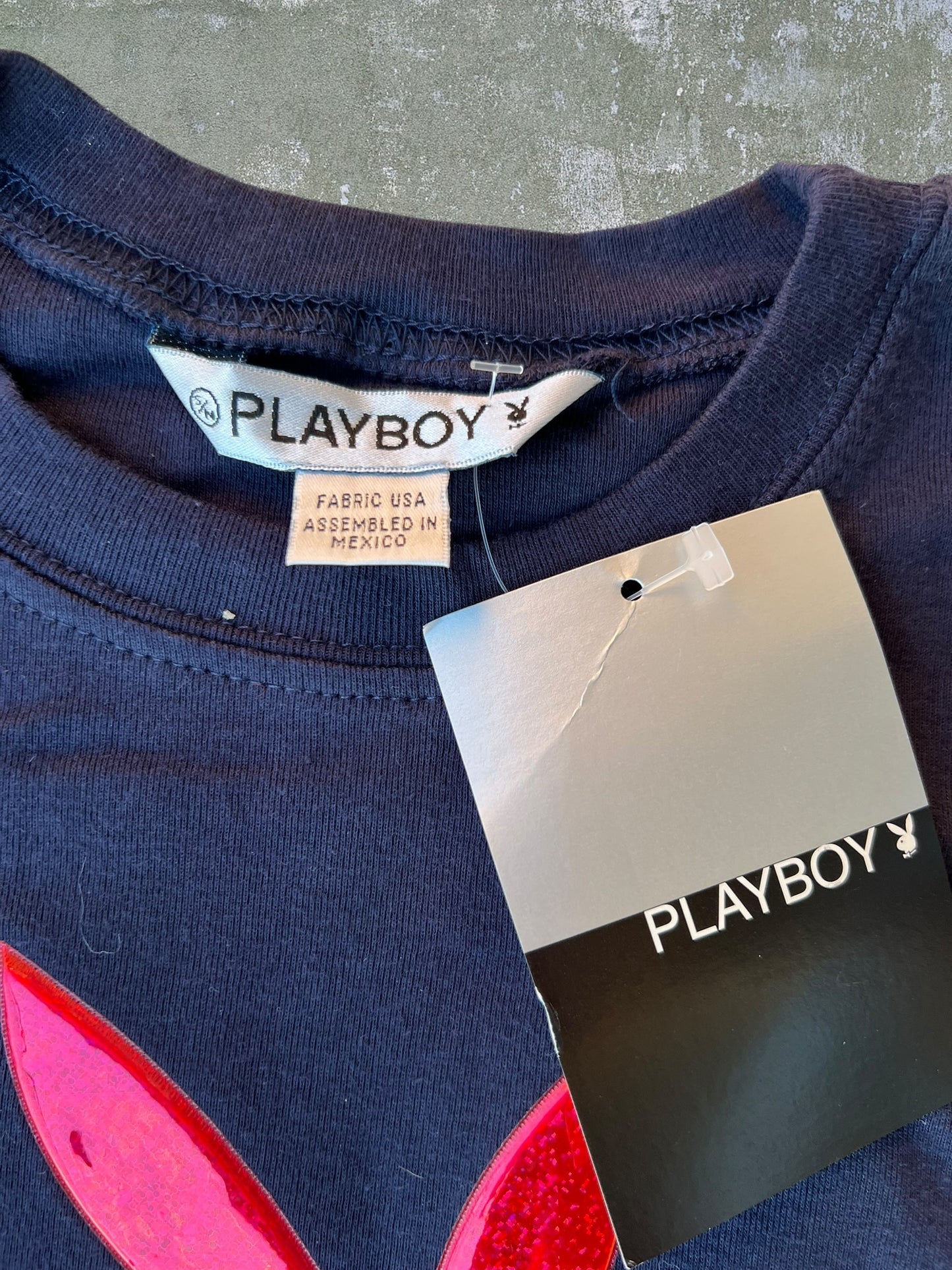 Early-2000s Playboy Long Sleeve Tee (Women’s S/M) (New With Tags)