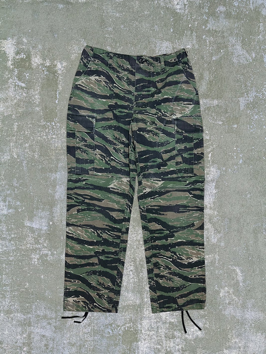 2000s US Military Tiger Camo Combat Pants (M)