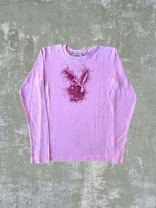 Early-2000s Playboy Long Sleeve Tee (Women’s M/L)