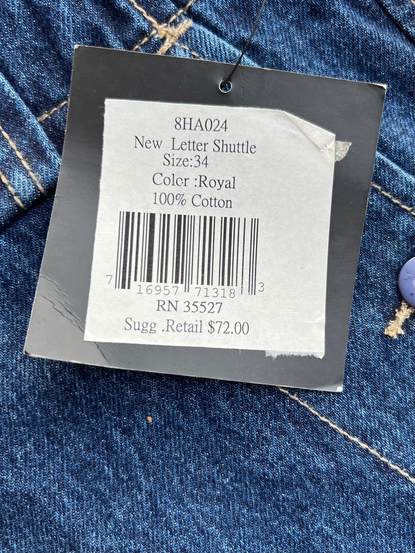 Early-2000s Marithe Francois Girbaud Shuttle Jeans (34) (New With Tags)