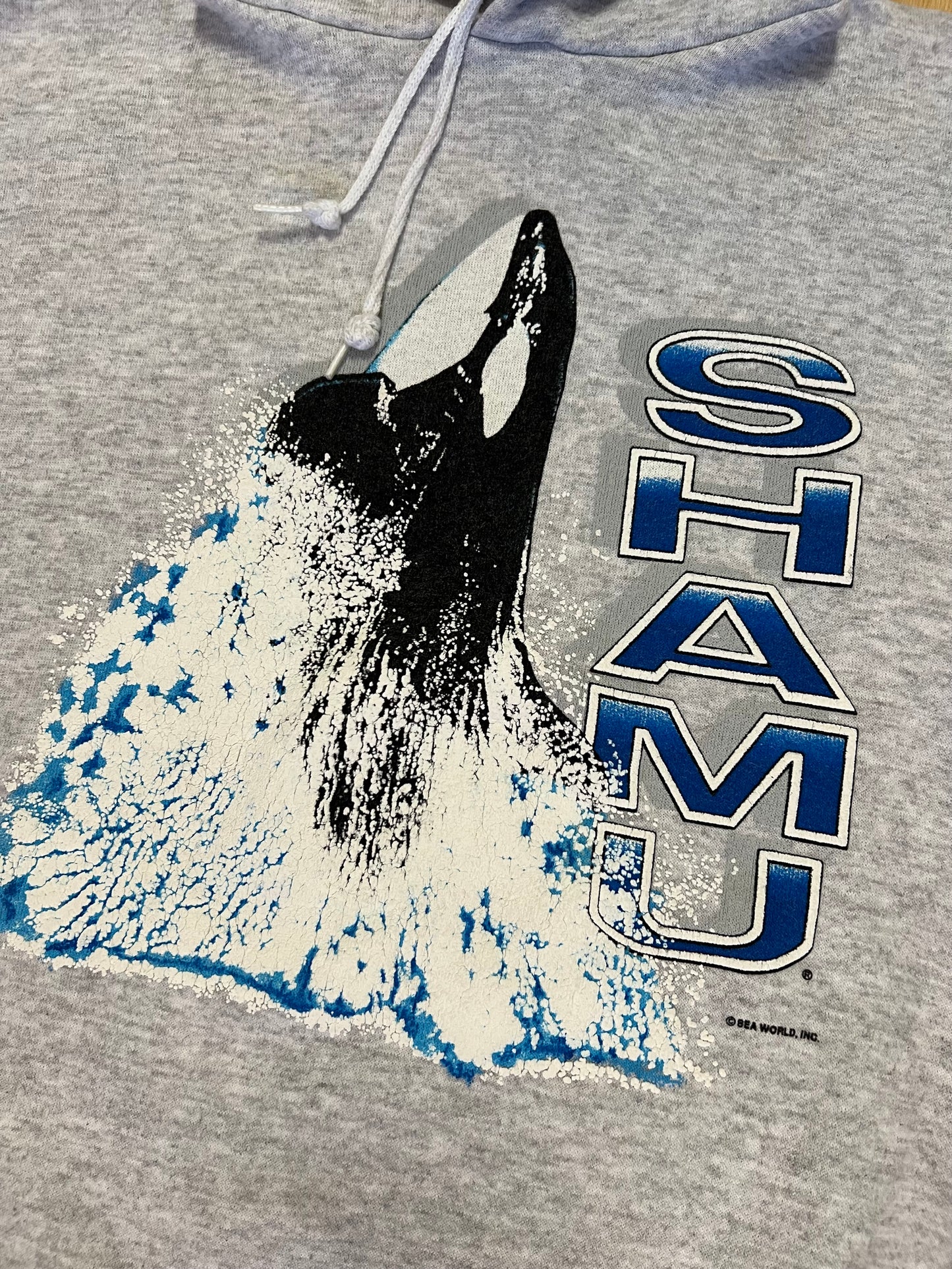 ‘90s Shamu Hoodie (S)