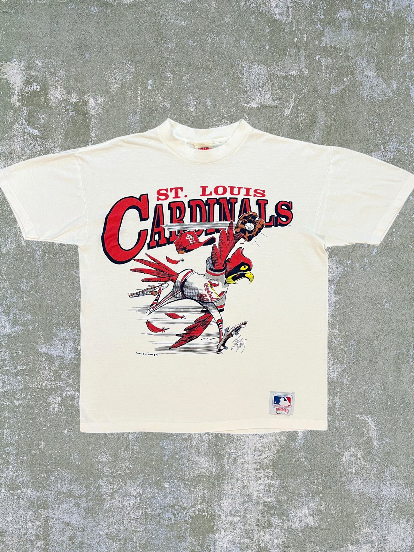 1989 Nutmeg St. Louis Cardinals Tee (L)