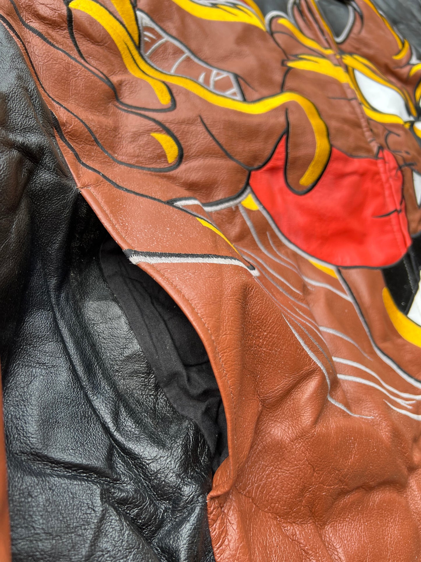 2002 Taz Leather Jacket (XXL) (New With Tags)