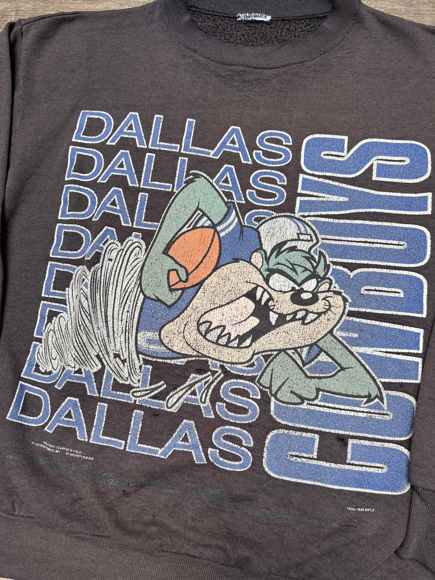 1995 Dallas Cowboys Taz Crewneck (L)