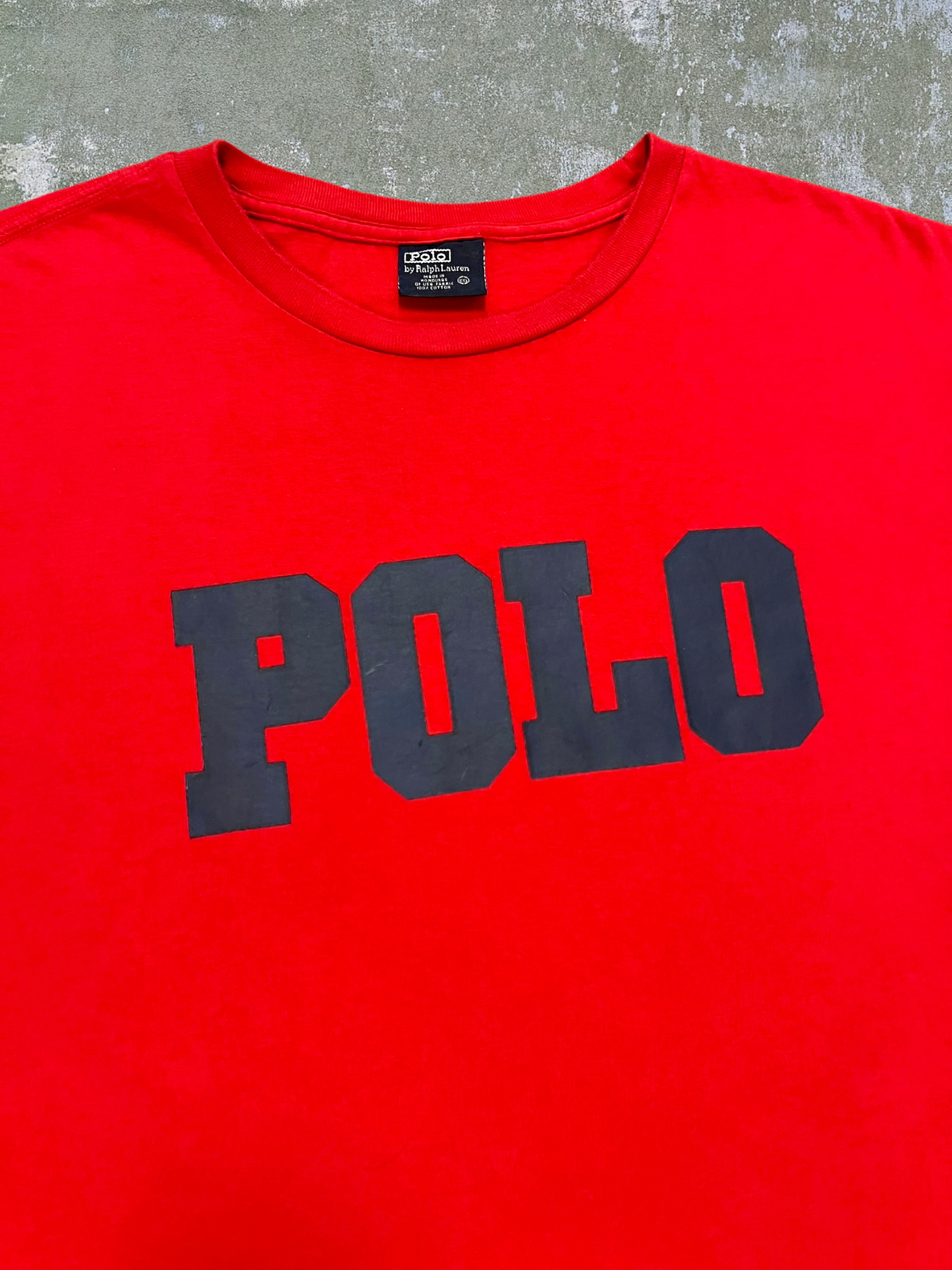 Early-2000s Polo Ralph Lauren Spellout Tee (XXL)