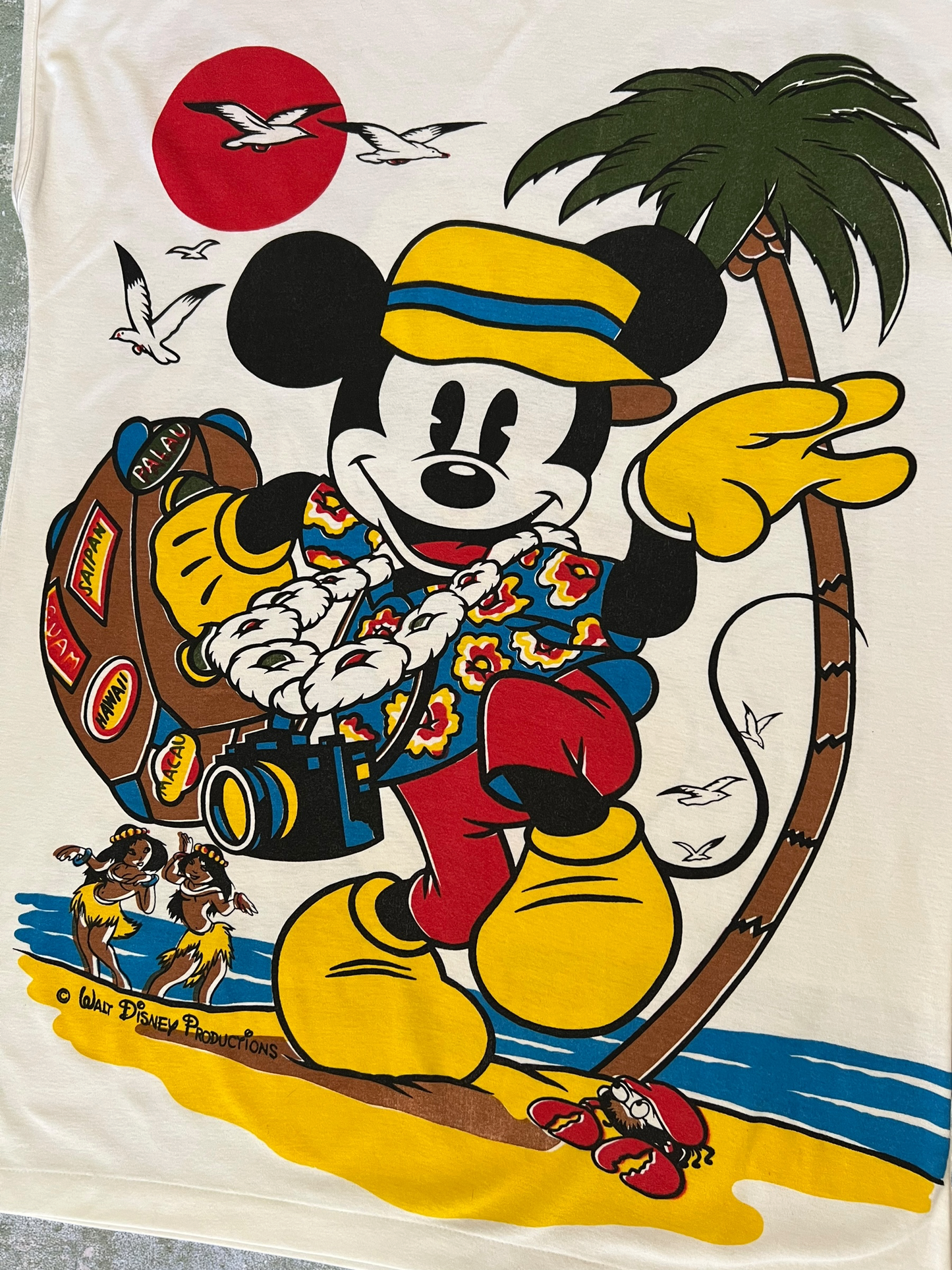 ‘90s Mickey Mouse Beach Coverup Tank Top (XL)