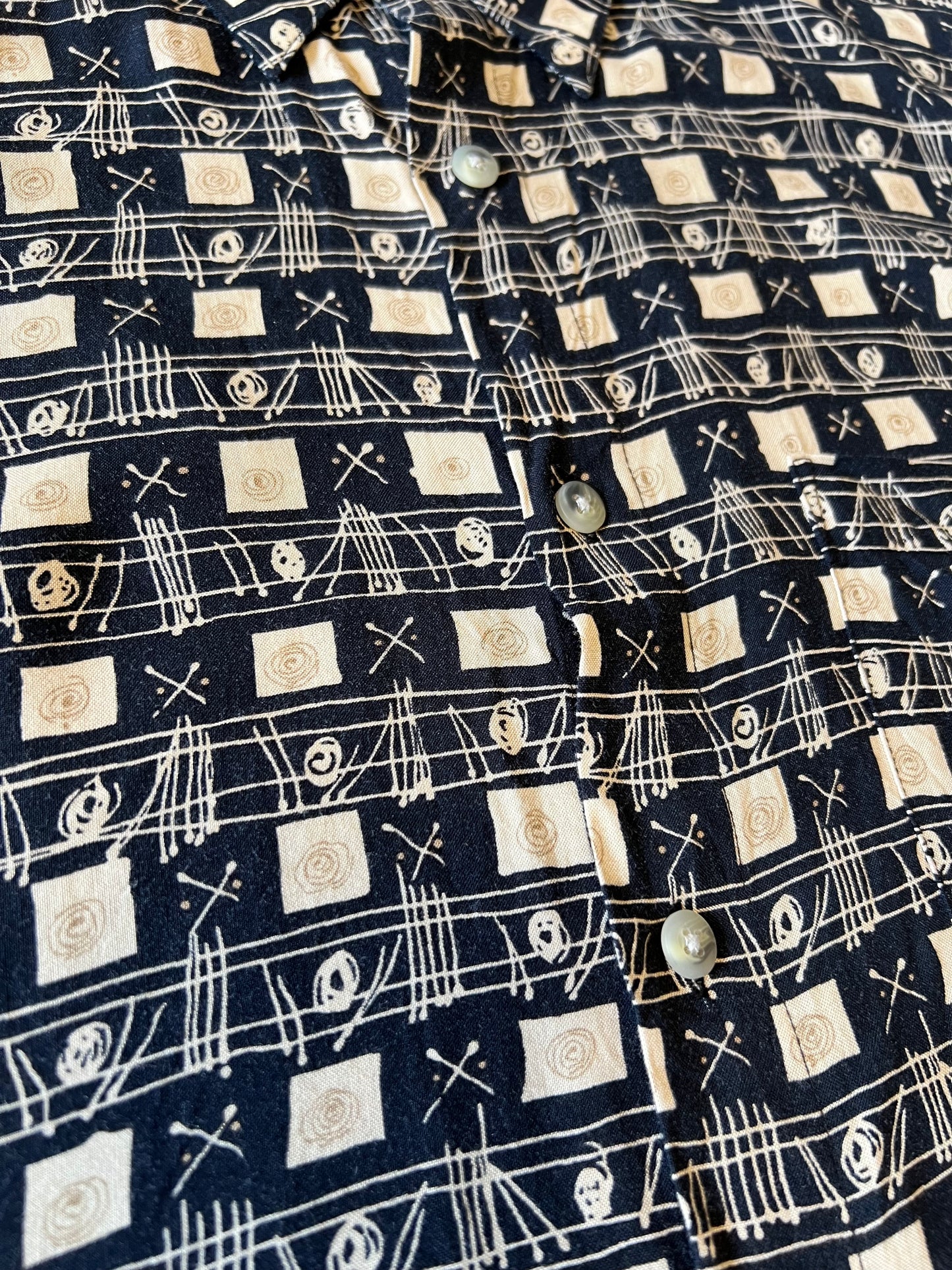 ‘90s Rayon Shirt (L)