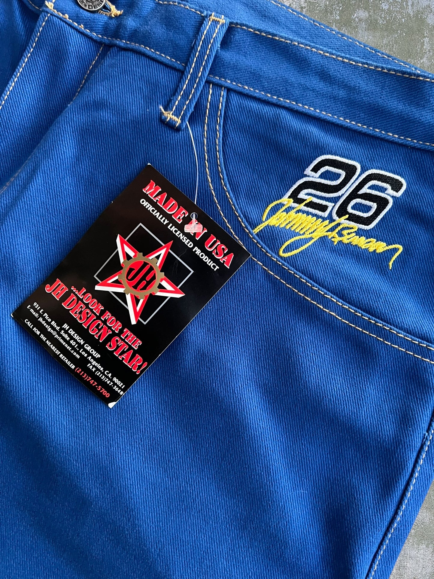 Late-90s Jeff Hamilton Cheerios Racing Jeans (38) (New With Tags)