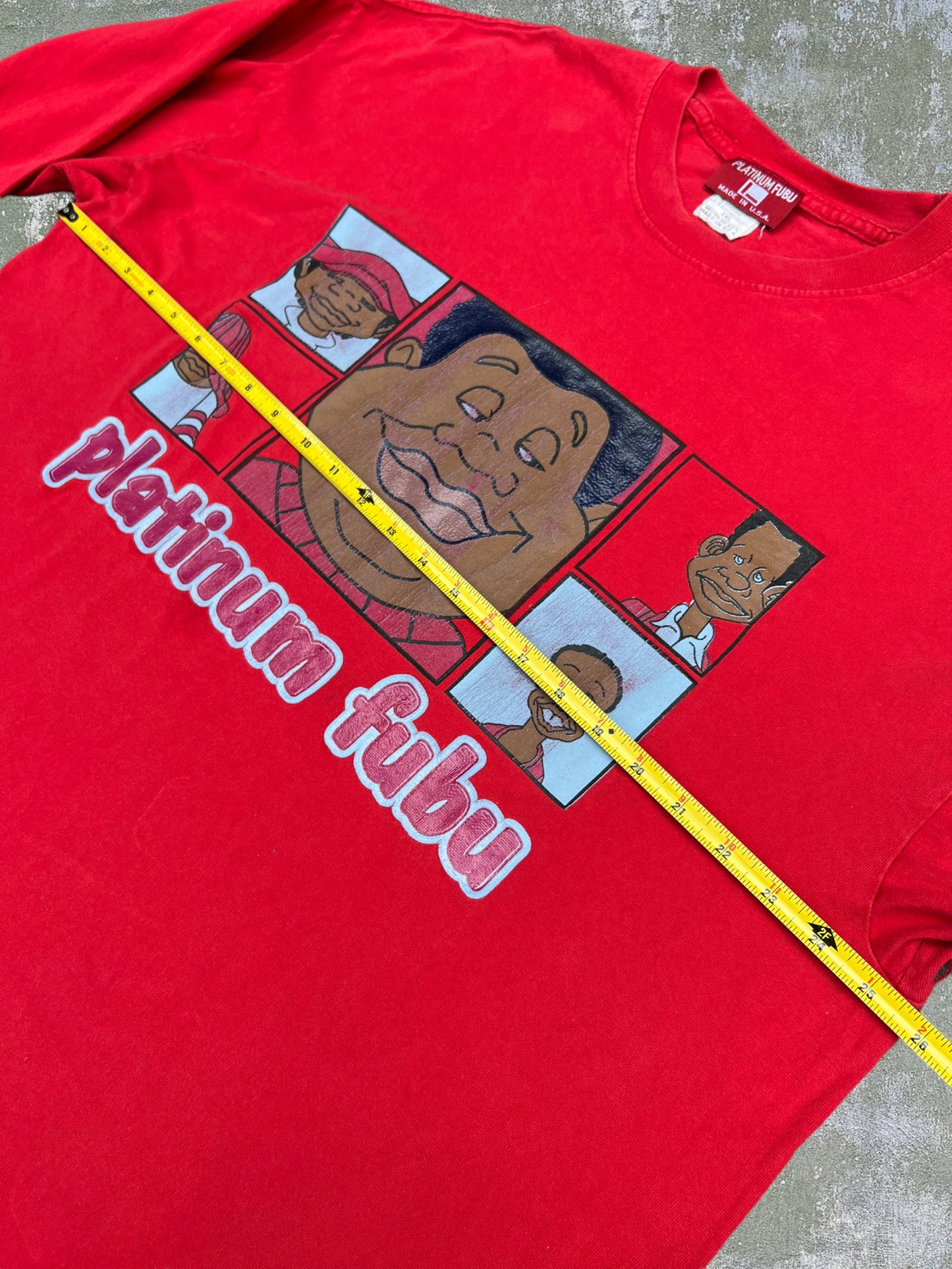 ‘90s/Early-2000s Platinum FUBU Fat Albert Long Sleeve Tee (XXL)