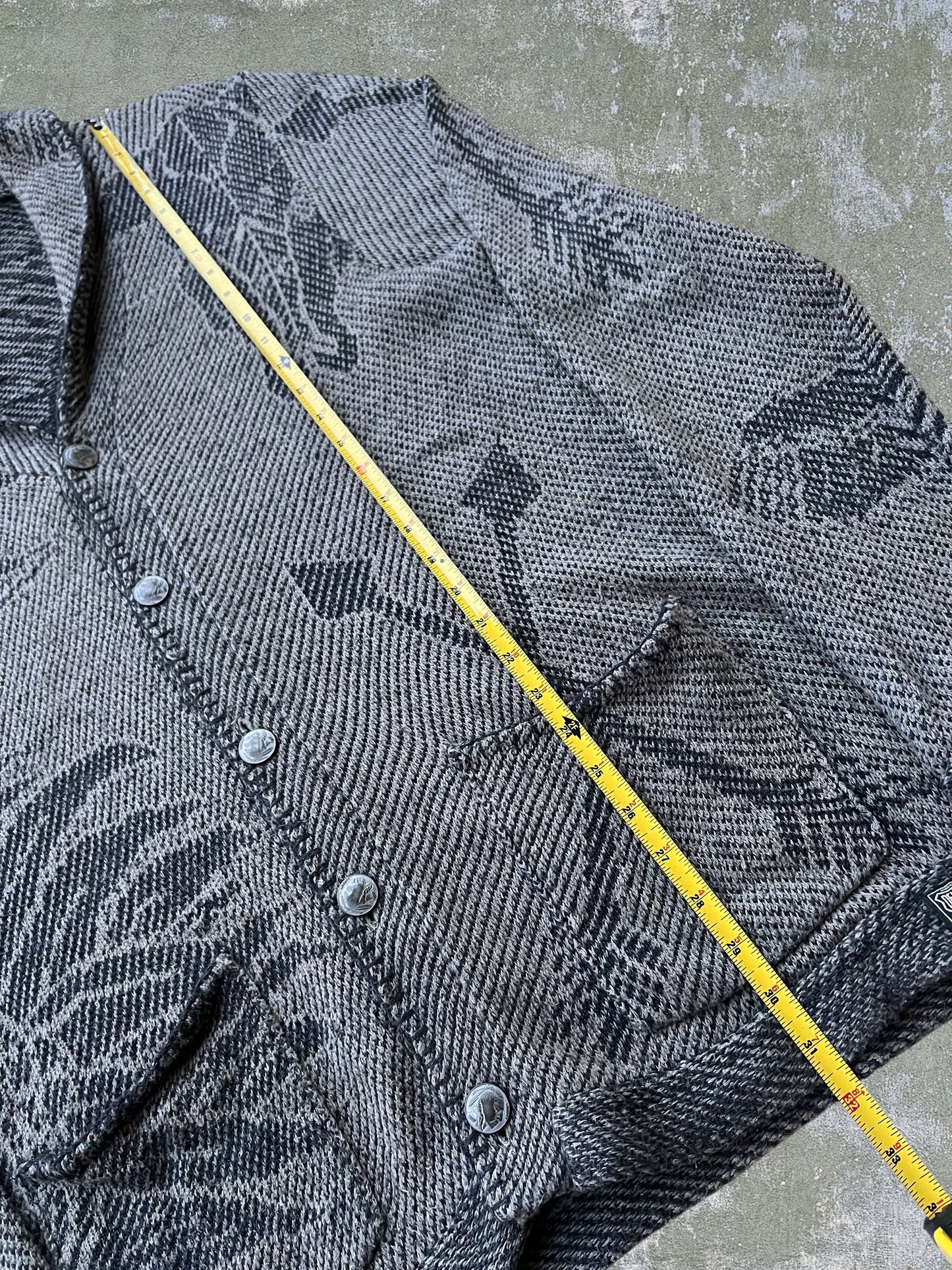 Early-2010s Denim And Supply Ralph Lauren Native American Cardigan (XL)