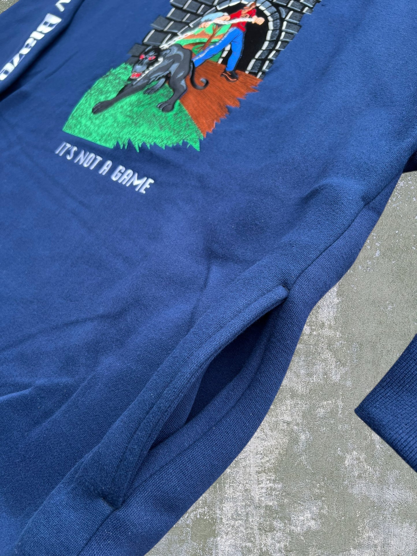 Late-90s/Early-2000s Johnny Blaze “It’s Not A Game” Hoodie (XXL) (New With Tags)