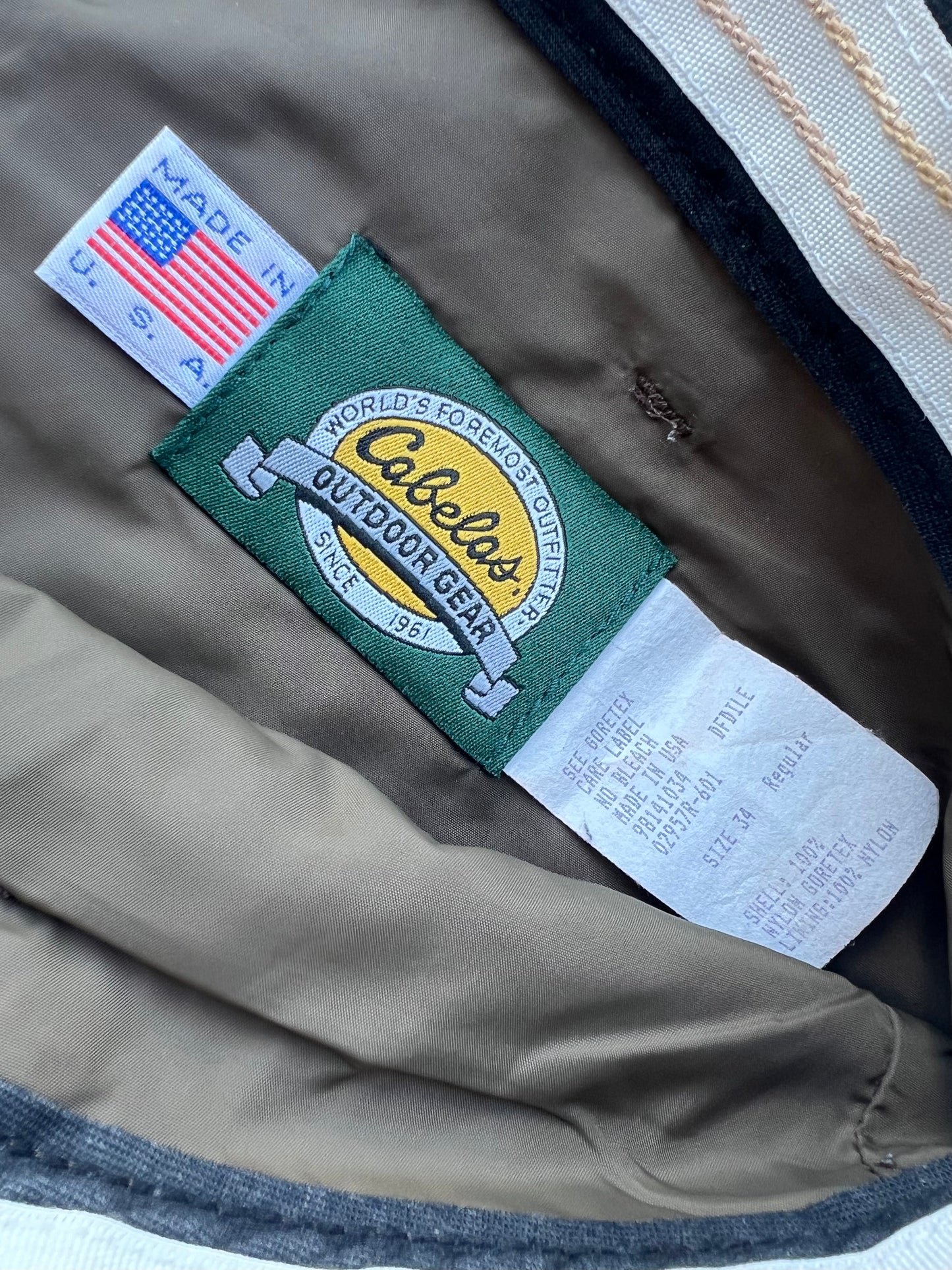 ‘90s Cabela’s Gore-Tex Camo Pants (34)