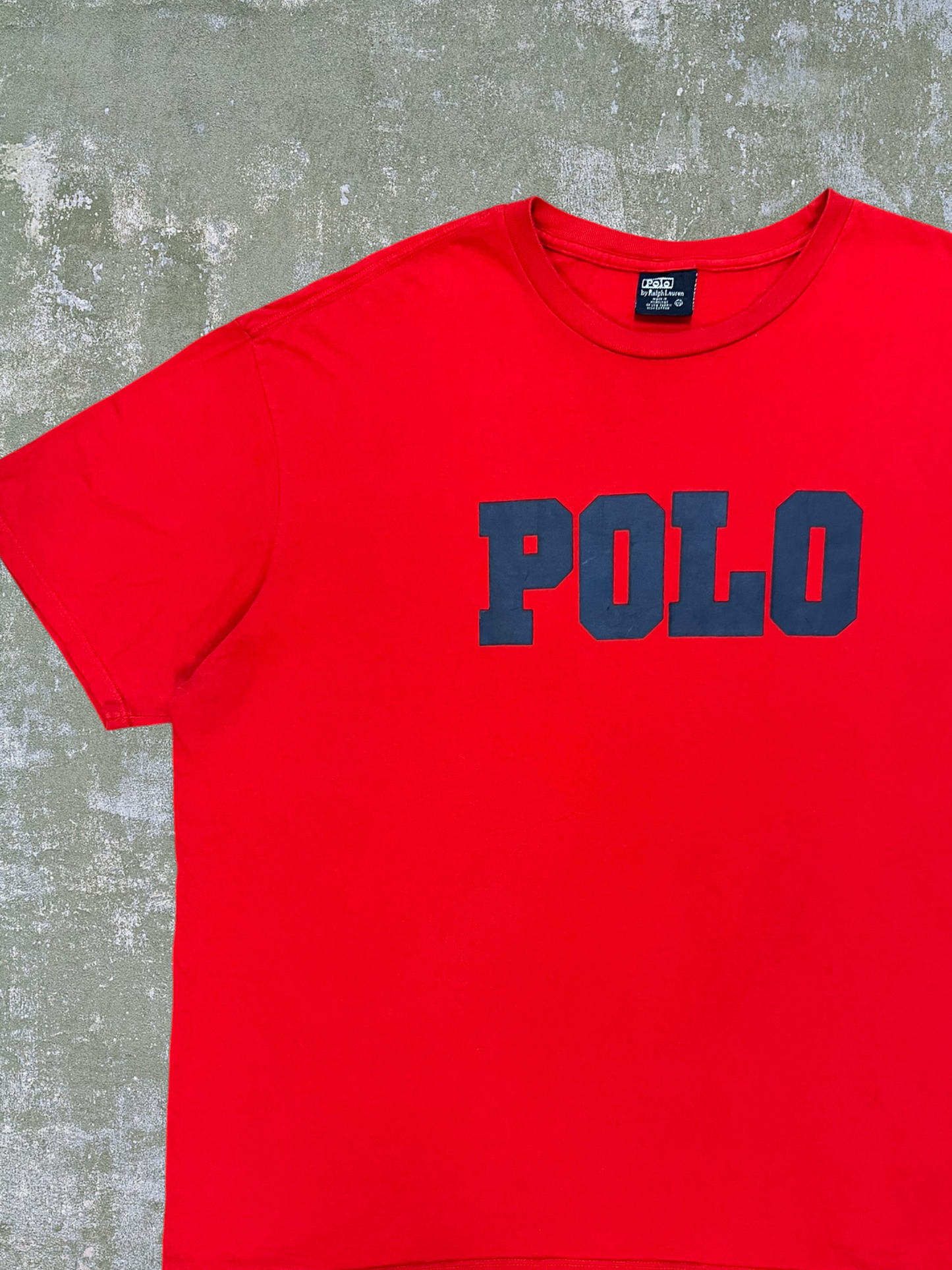 Early-2000s Polo Ralph Lauren Spellout Tee (XXL)