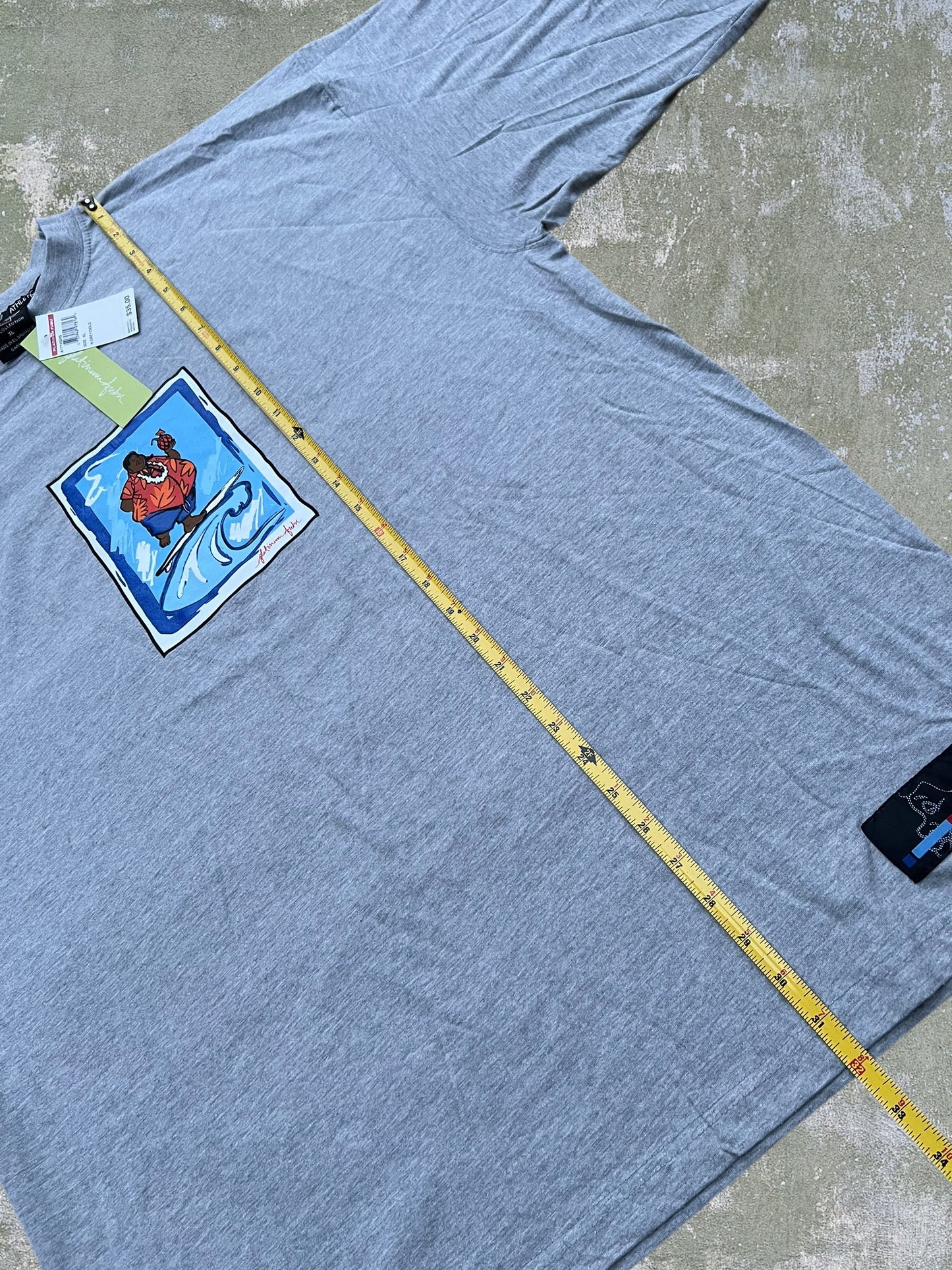 Early-2000s Platinum FUBU Surf Tee (XL) (New With Tags)