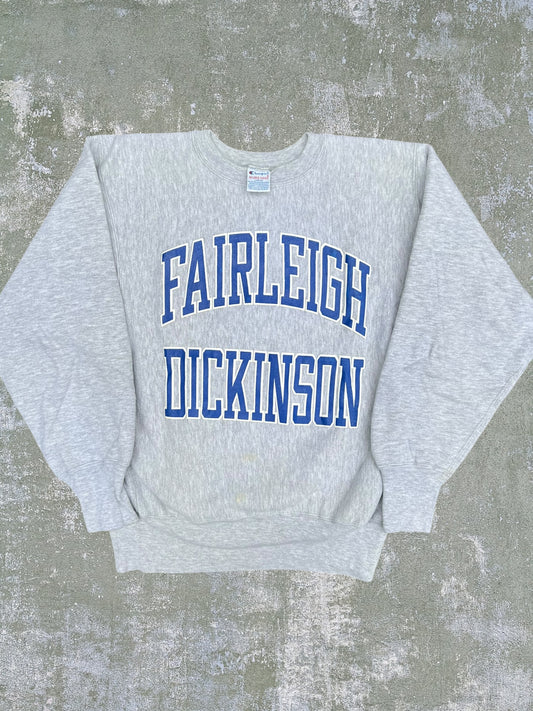 ‘90s Champion Reverse Weave Fairleigh Dickinson Crewneck (L)