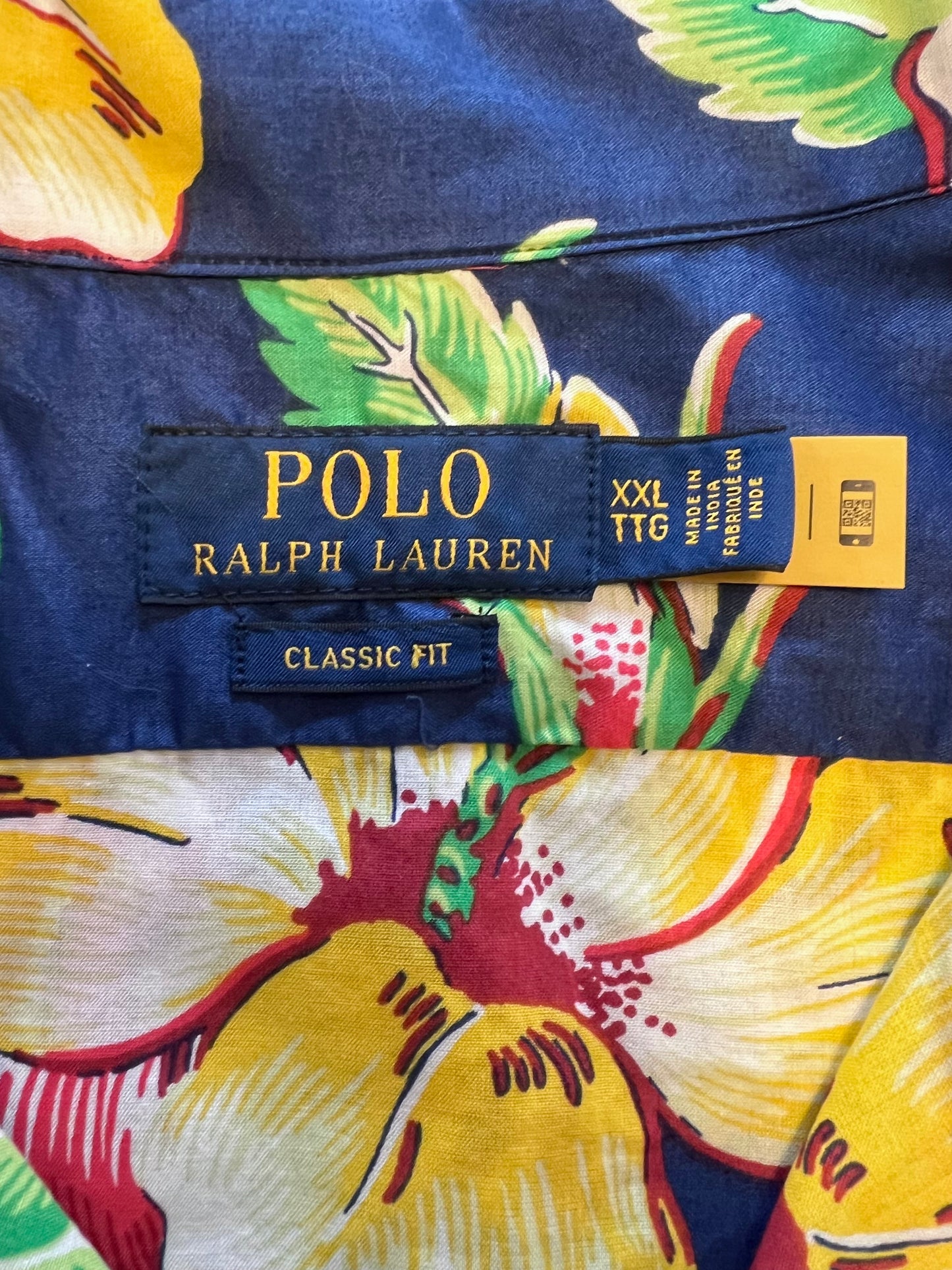 Polo Ralph Lauren Loop Collar Hawaiian Shirt (XXL)