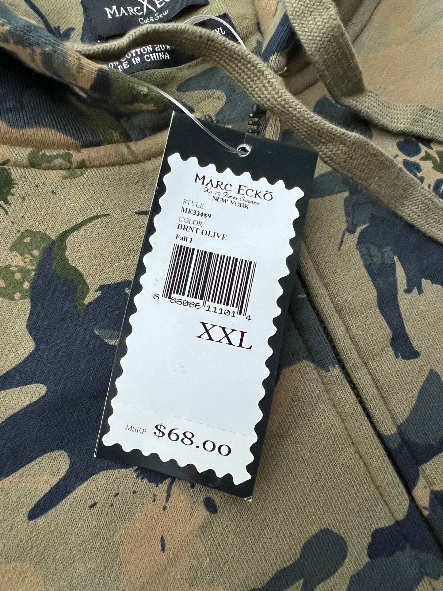 Early-2000s Marc Ecko Cut & Sew Zip Hoodie (XXL) (New With Tags)