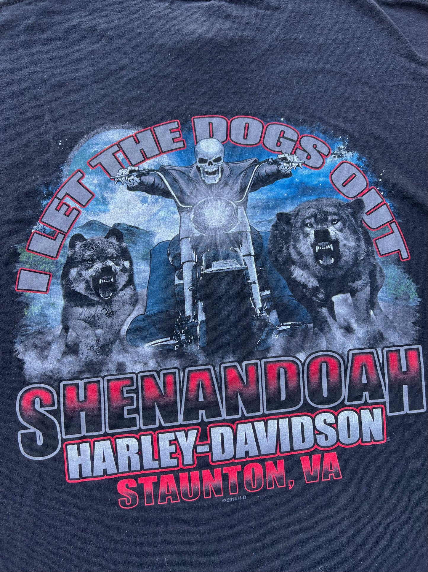 2014 Harley Davidson Wolf Tee (XL)