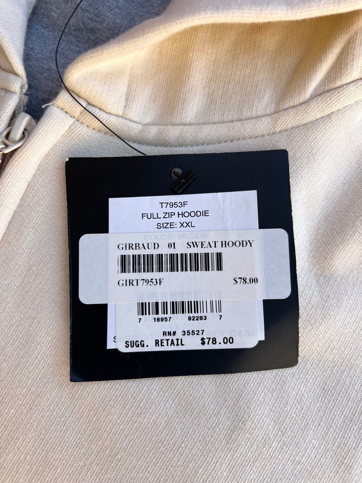 Early-2000s Marithe Francois Girbaud Zip Hoodie (XXL) (New With Tags)