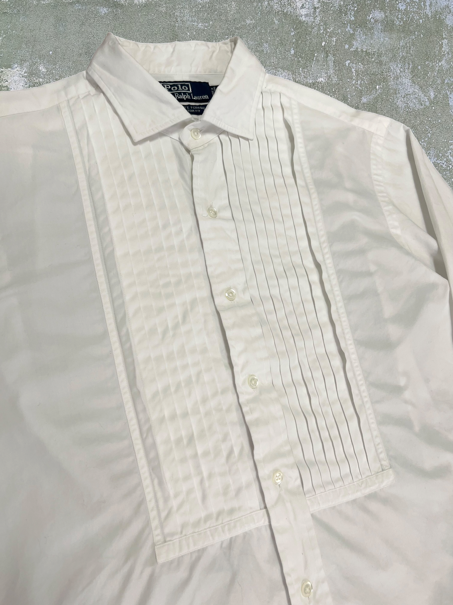 Early-2000s Polo Ralph Lauren Tuxedo Shirt (L)