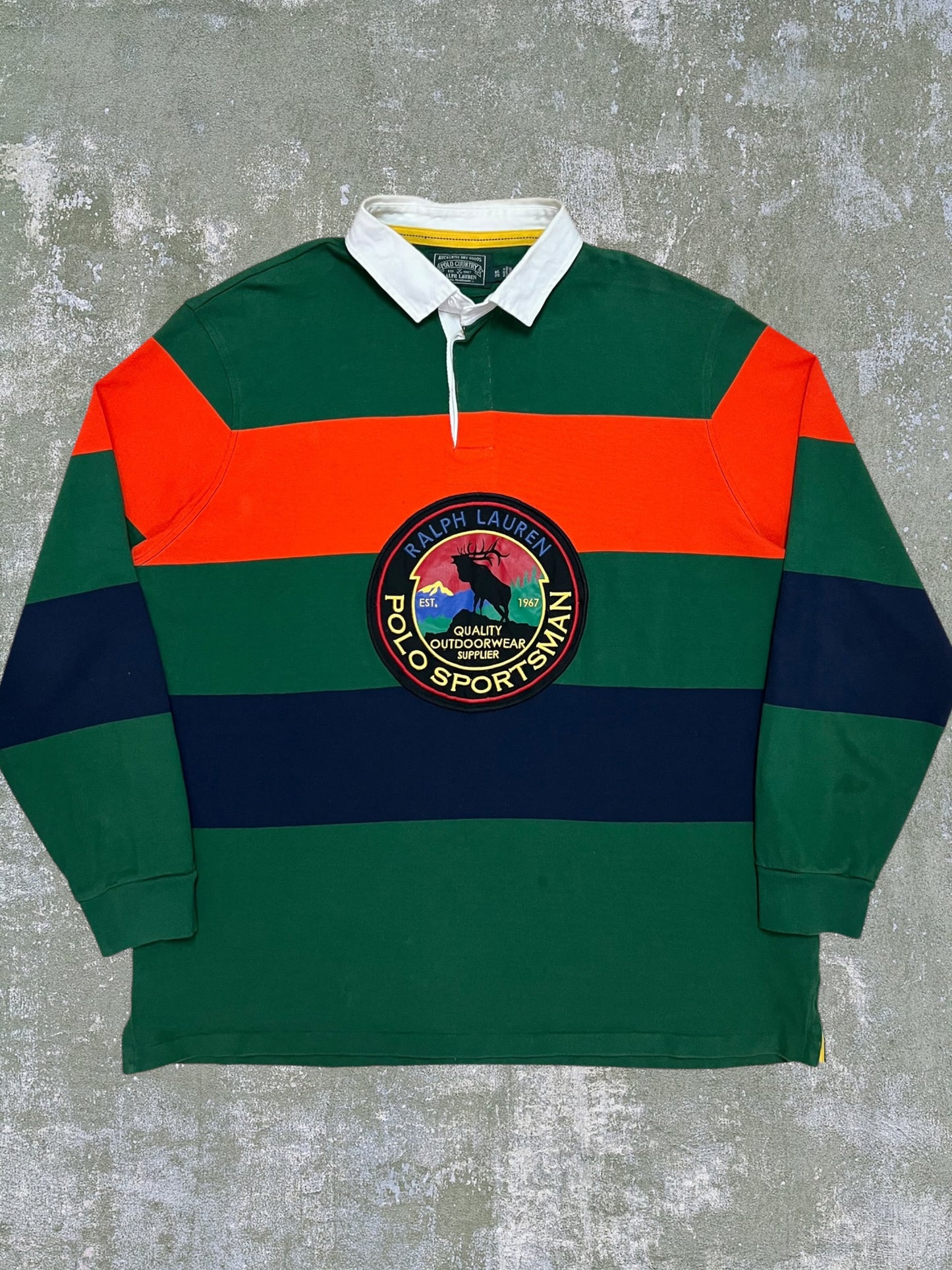 Polo Country Ralph Lauren Sportsman Rugby Shirt (XXL)