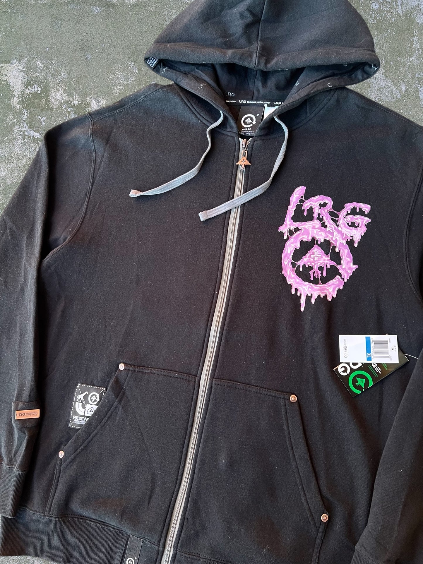 Early-2000s LRG Zip Hoodie (XL) (New With Tags)