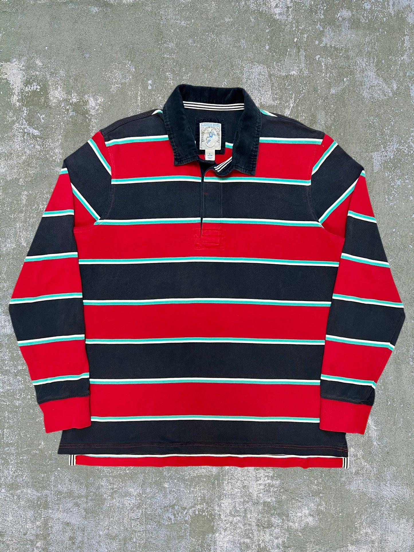 2000s Land’s End Rugby Shirt (L)
